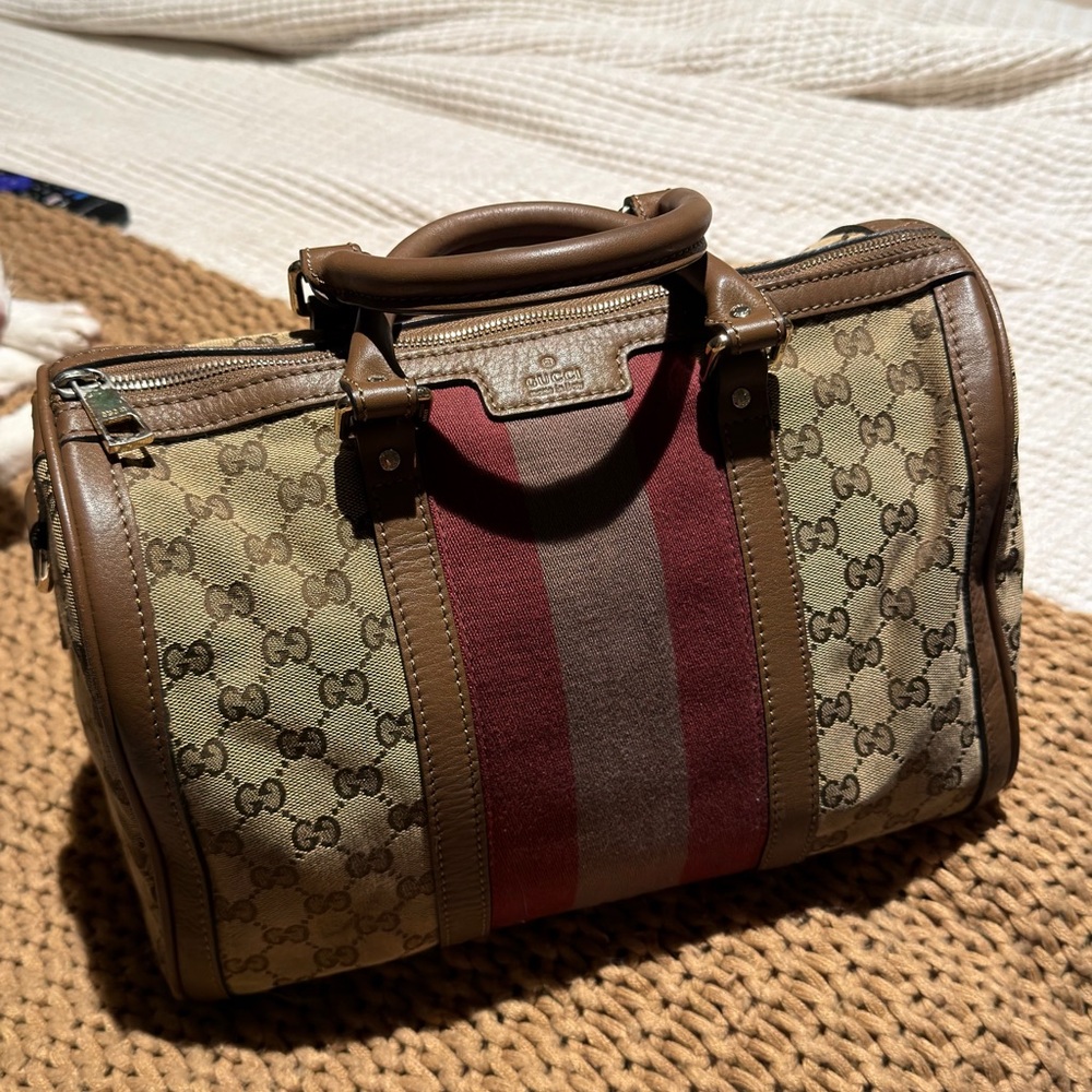 Gucci Brown and Tan Bag